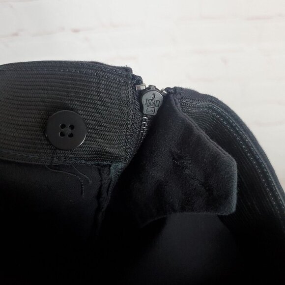 Everlane Womens The Side-Zip Stretch Cotton Pant Size 4 Black Work Ankle Pants - Picture 11 of 16